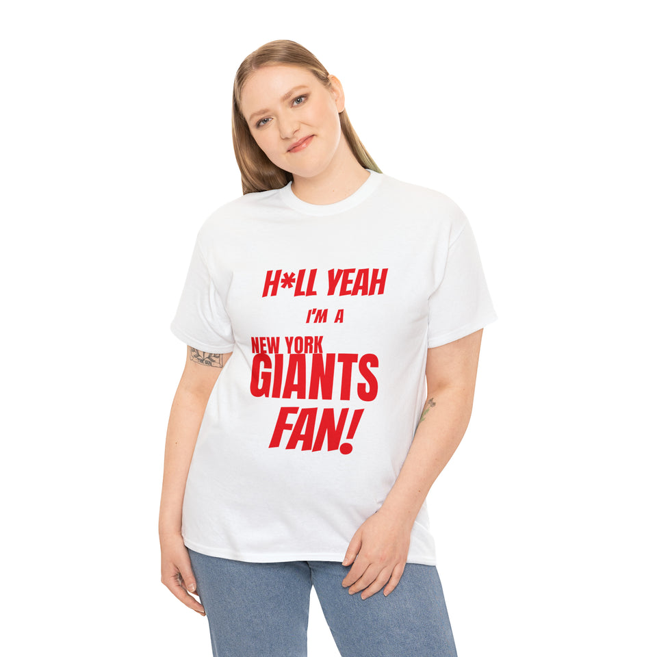 New York Giants Football Unisex Heavy Cotton Tee