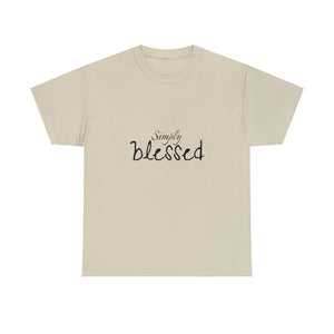 Simply Blessed Unisex Heavy Cotton Tee