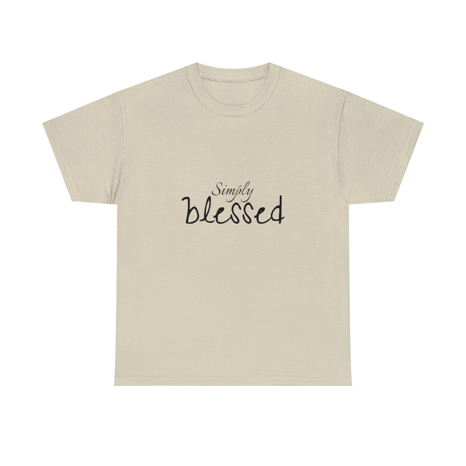 Simply Blessed Unisex Heavy Cotton Tee
