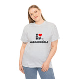 I Love My Labradoodle Unisex Heavy Cotton Tee