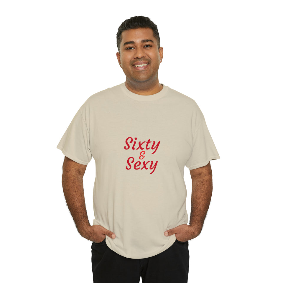 Sixty Unisex Heavy Cotton Tee