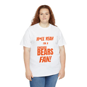 Chicago Bears Football Unisex Heavy Cotton Tee