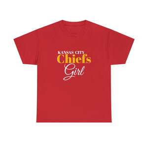 Kansas City Chiefs Girl Unisex Heavy Cotton Tee
