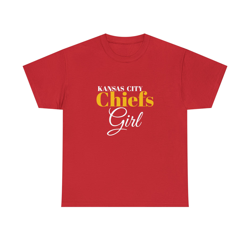 Kansas City Chiefs Girl Unisex Heavy Cotton Tee