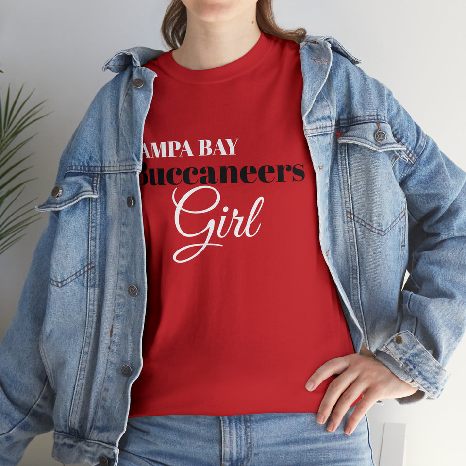 Tampa Bay Buccaneers Girl Unisex Heavy Cotton Tee