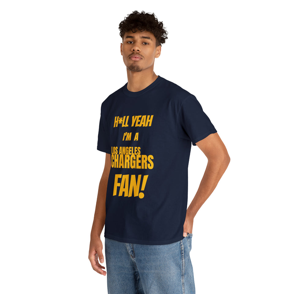 Los Angeles Chargers Football Unisex Heavy Cotton Tee