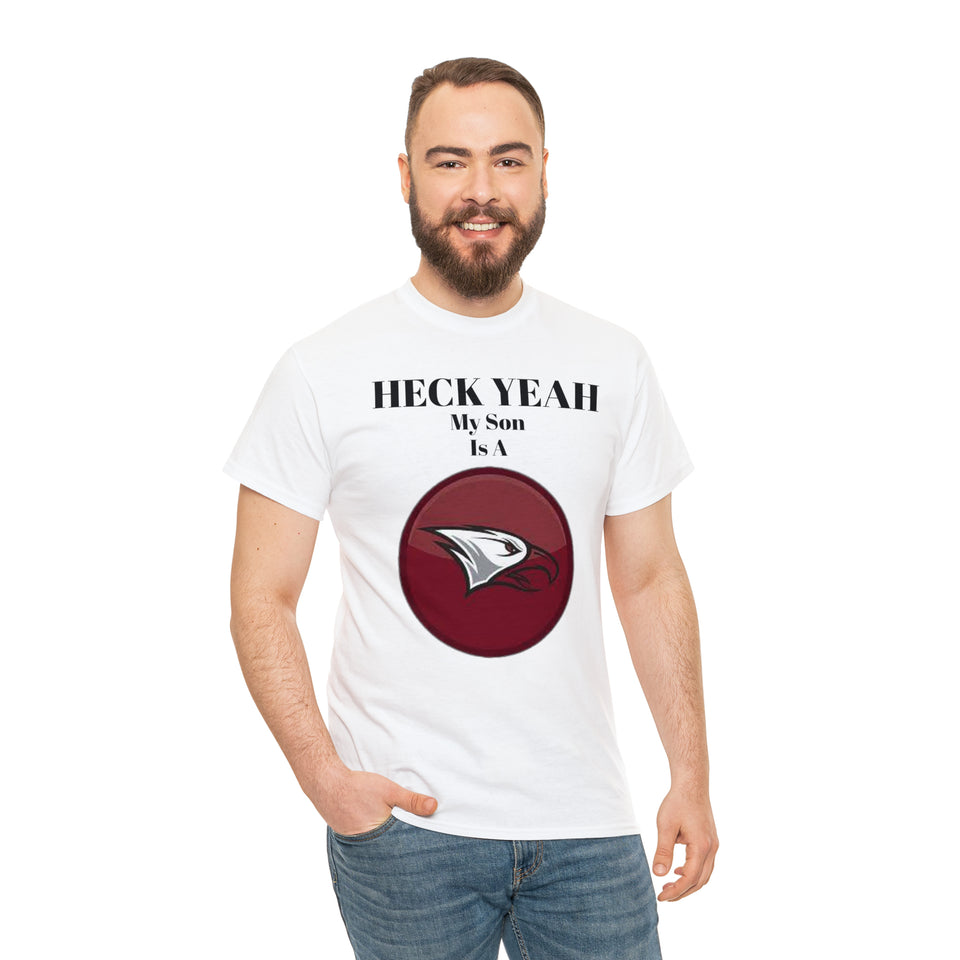 Heck Yeah My Son Is A NCCU Eagle Unisex Heavy Cotton Tee