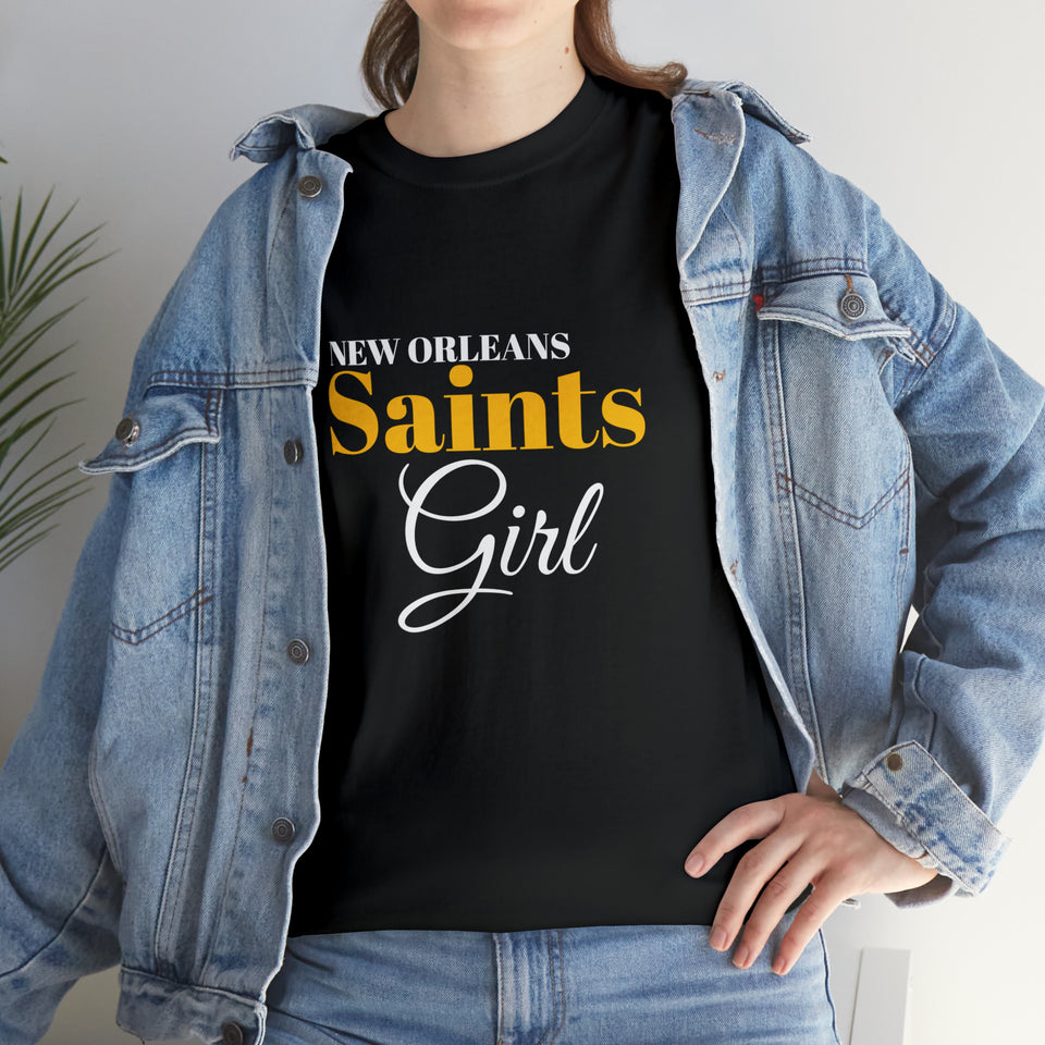 New Orleans Saints Girl Unisex Heavy Cotton Tee