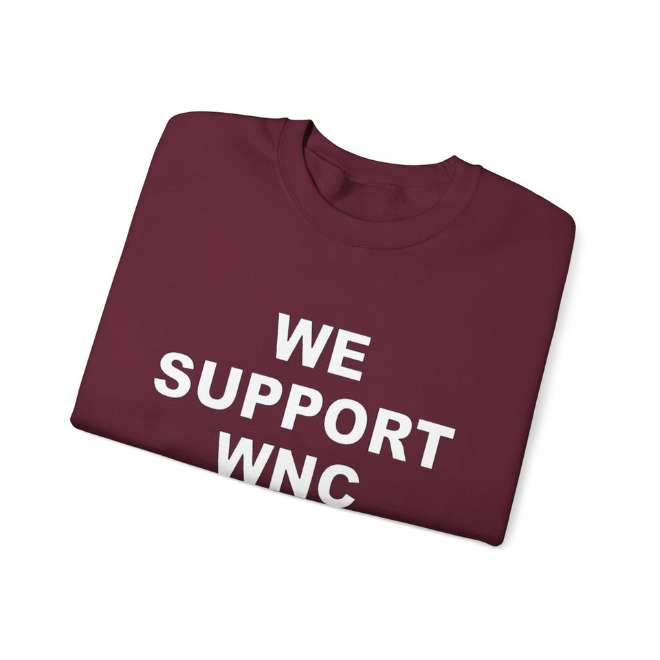 We Support WNC Unisex Heavy Blend™ Crewneck Sweatshirt