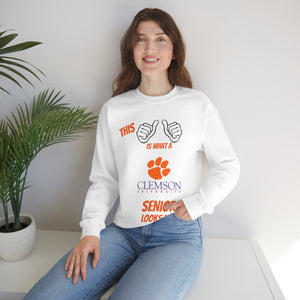 This Is What A Clemson Senior Looks Like Unisex Heavy Blend™ Crewneck Sweatshirt