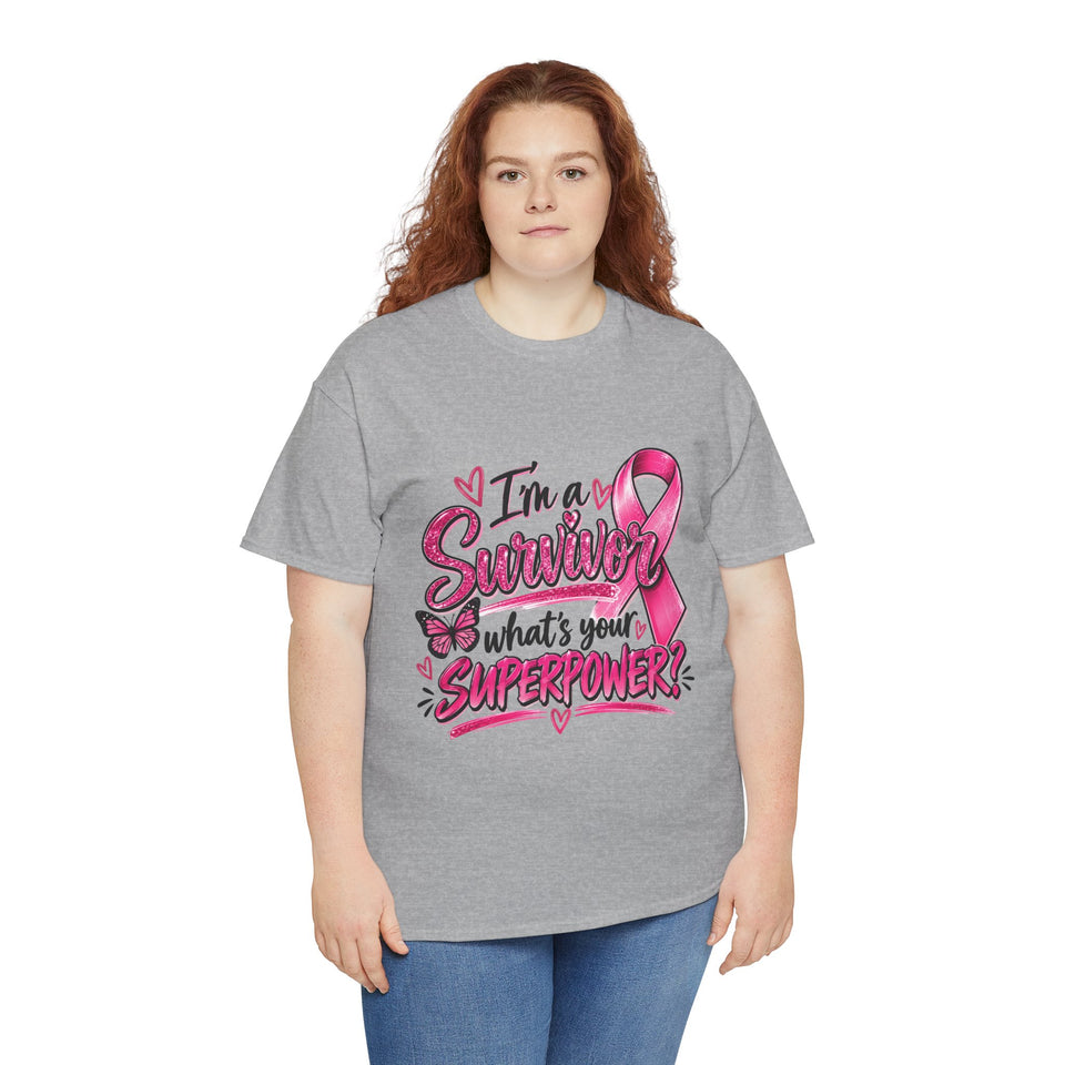 Breast Cancer Awareness Unisex Heavy Cotton Tee