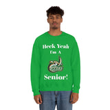 Heck Yeah I'm A UNCC Senior Unisex Heavy Blend™ Crewneck Sweatshirt