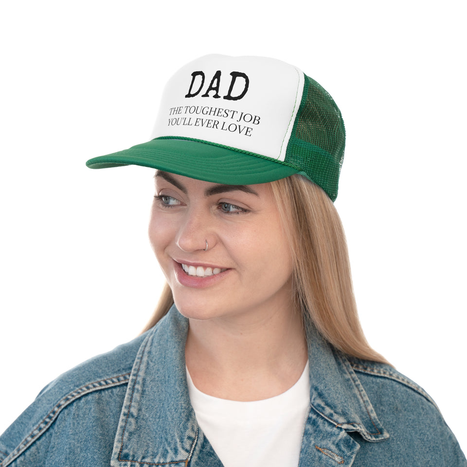Toughest Job Trucker Caps