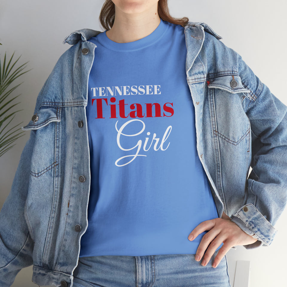 Tennessee Titans Girl Unisex Heavy Cotton Tee