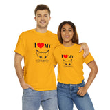I Love My Cat Unisex Heavy Cotton Tee