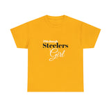 Pittsburgh Steelers Girl Unisex Heavy Cotton Tee