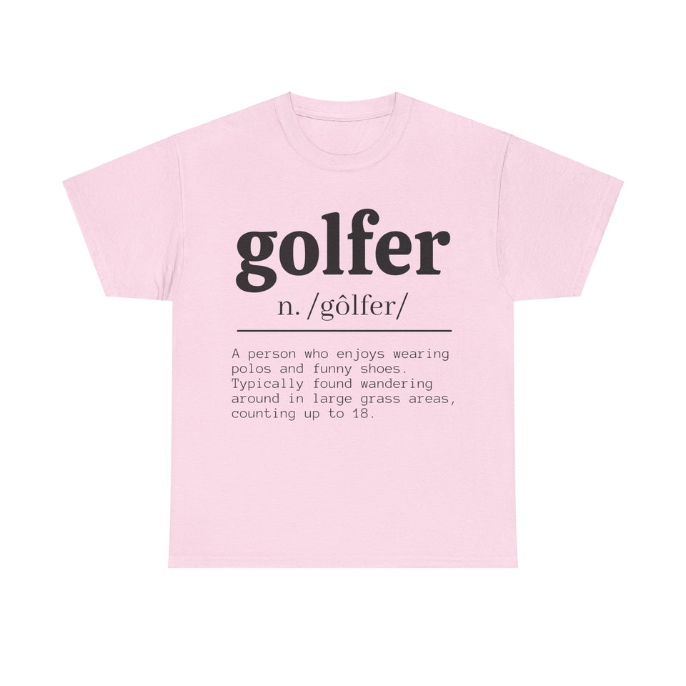 Golfer Unisex Heavy Cotton Tee