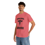Nursing School Survivor Cotton Tee