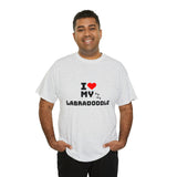 I Love My Labradoodle Unisex Heavy Cotton Tee