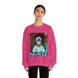 Black Nurse Crewneck Sweatshirt