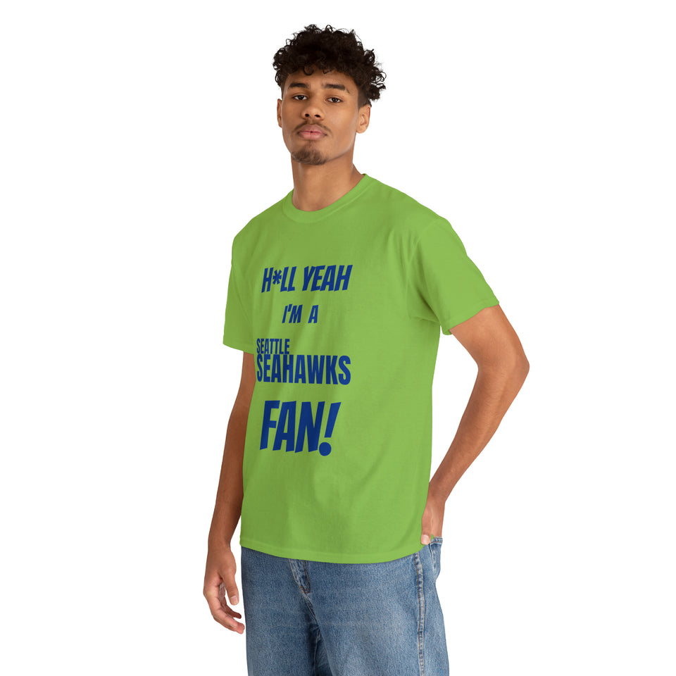 Seattle Seahawks Football Unisex Heavy Cotton Tee