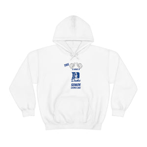 This Is What A Duke Senior Looks Like Unisex Heavy Blend™ Hooded Sweatshirt