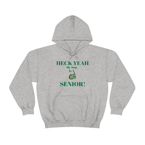 Heck Yeah My Son is A UNCC Senior Unisex Heavy Blend™ Hooded Sweatshirt