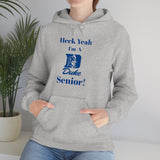Heck Yeah I'm A Duke Senior Unisex Heavy Blend™ Hooded Sweatshirt