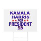 Kamala Harris for President Plastic Yard Sign