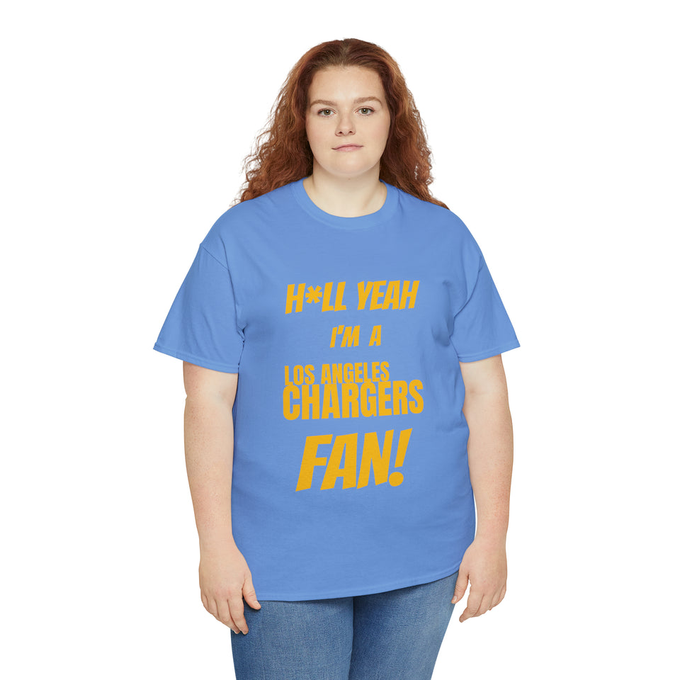 Los Angeles Chargers Football Unisex Heavy Cotton Tee