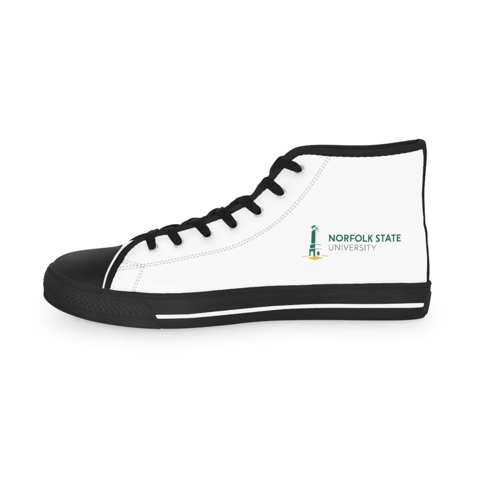 Norfolk State Men's High Top Sneakers