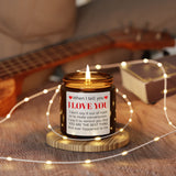 When I Tell You Scented Soy Candle (Multi-Size, Amber Jar)