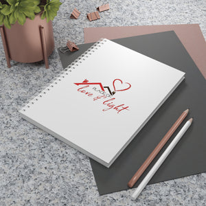 Love & Light Spiral Notebook