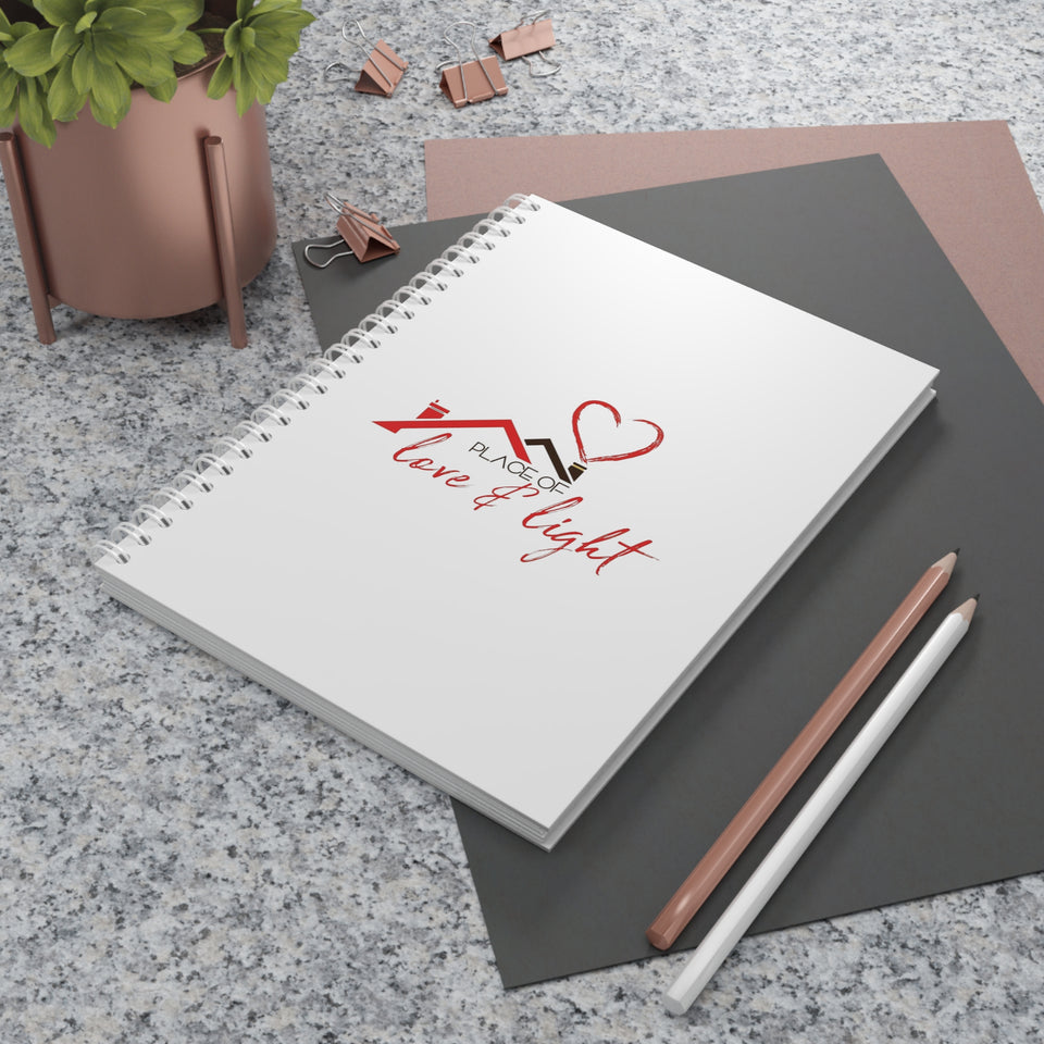 Love & Light Spiral Notebook