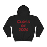 Heck Yeah My Son is A WSSU Senior Unisex Heavy Blend™ Hooded Sweatshirt