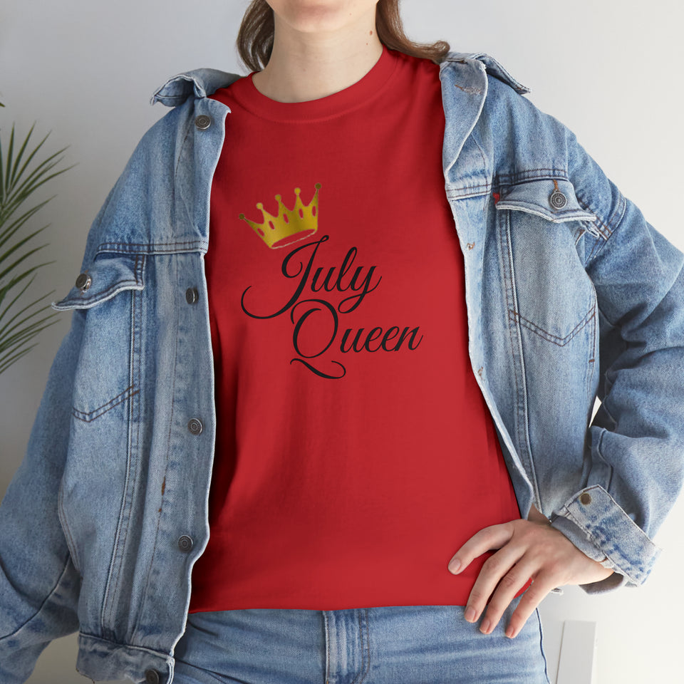 July Queen Unisex Heavy Cotton Tee