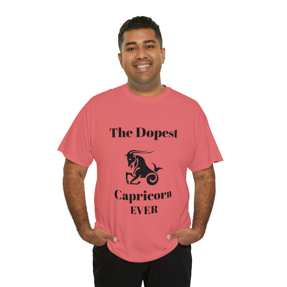 The Dopest Capricorn Ever Unisex Heavy Cotton Tee