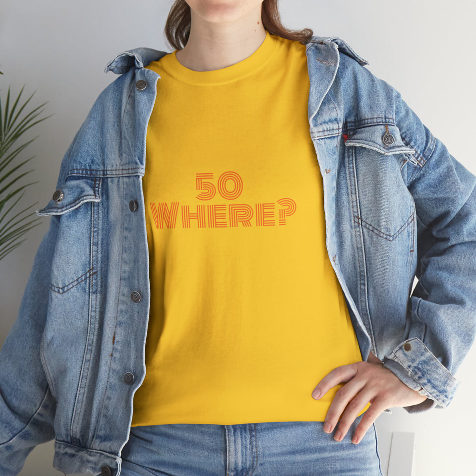 Fifty Unisex Heavy Cotton Tee