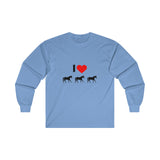 I Love Horses Ultra Cotton Long Sleeve Tee