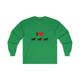 I Love Horses Ultra Cotton Long Sleeve Tee