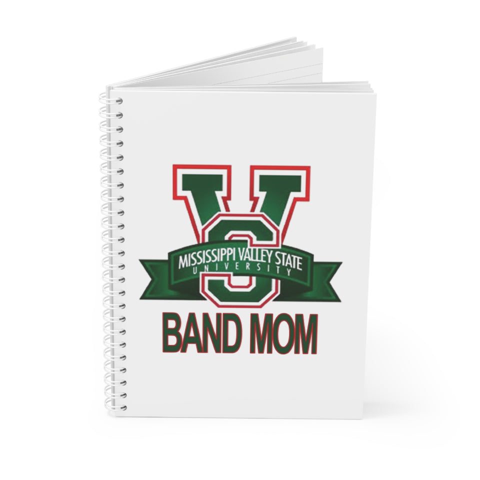 Mississippi Valley Band Mom Spiral Notebook