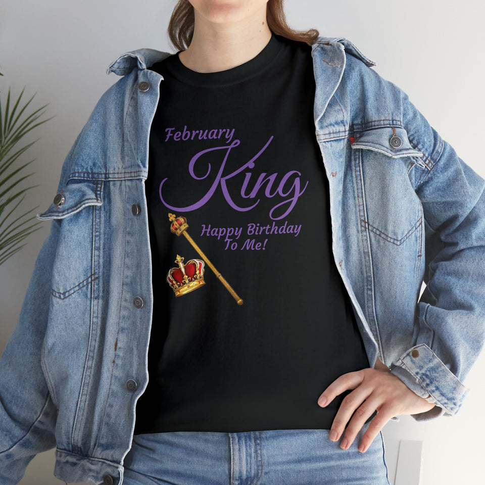 February King Unisex Heavy Cotton Tee