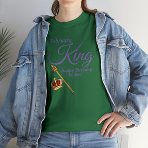 February King Unisex Heavy Cotton Tee