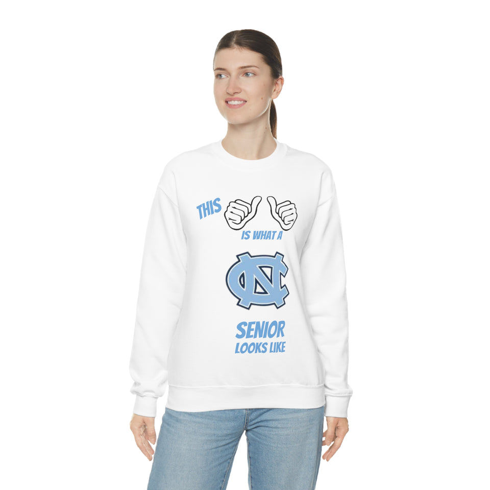 This Is What A Chapel Hill Senior Looks Like Unisex Heavy Blend™ Crewneck Sweatshirt