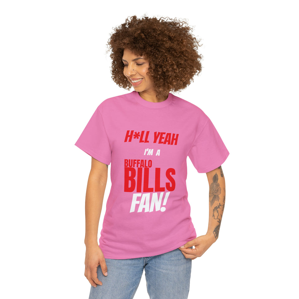 Buffalo Bills Football Unisex Heavy Cotton Tee