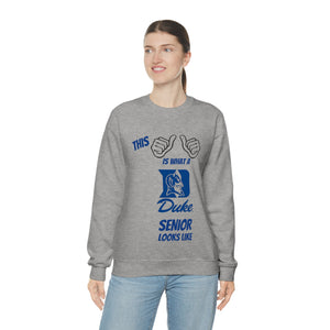 This Is What A Duke Senior Looks Like Unisex Heavy Blend™ Crewneck Sweatshirt
