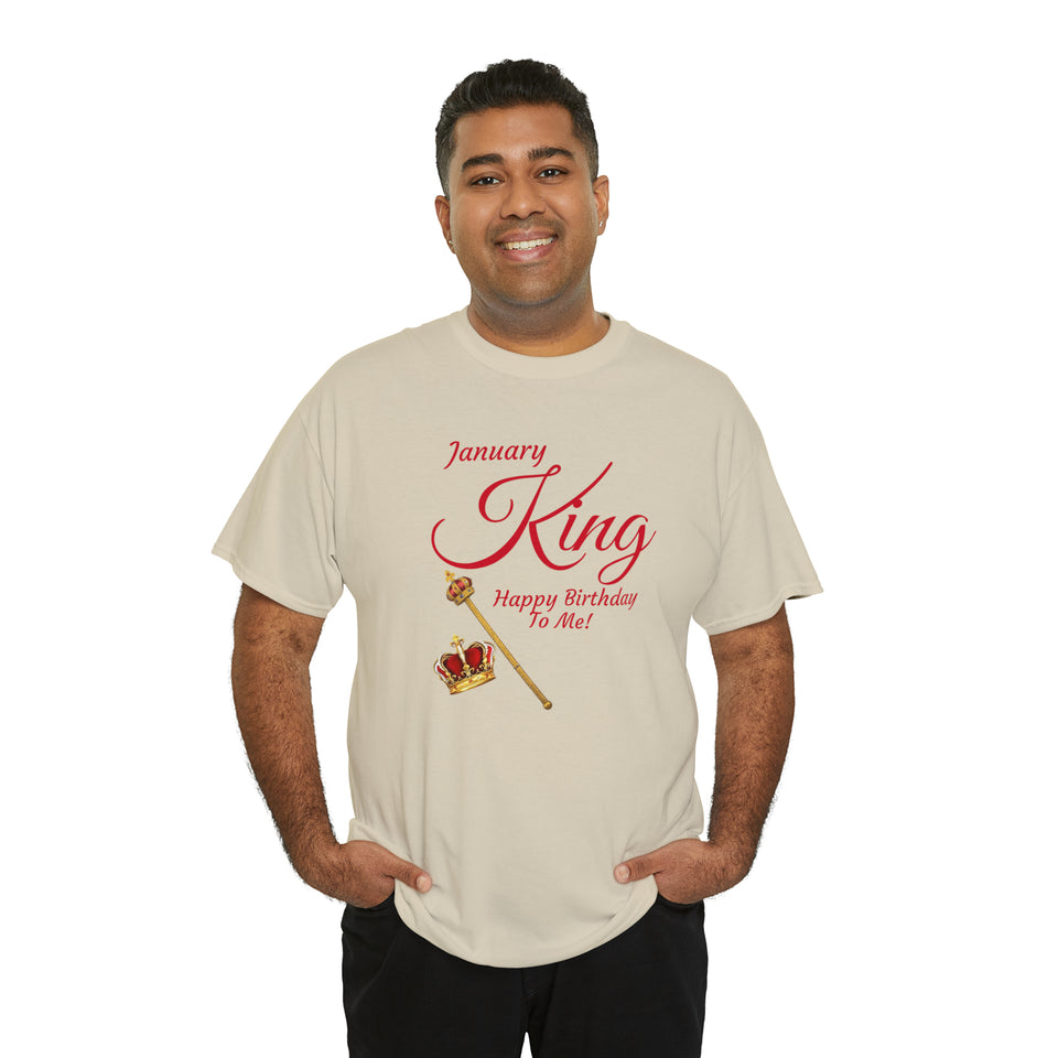 January King Unisex Heavy Cotton Tee