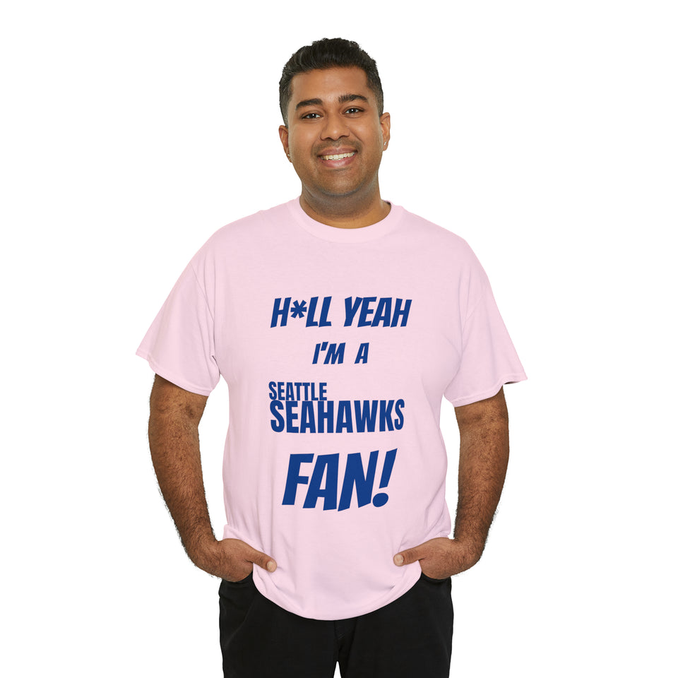 Seattle Seahawks Football Unisex Heavy Cotton Tee