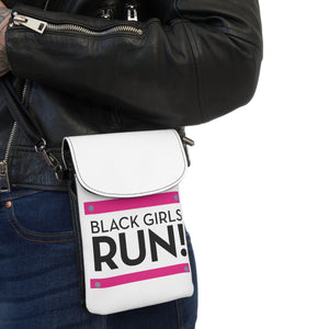 Black Girls Run Small Cell Phone Wallet