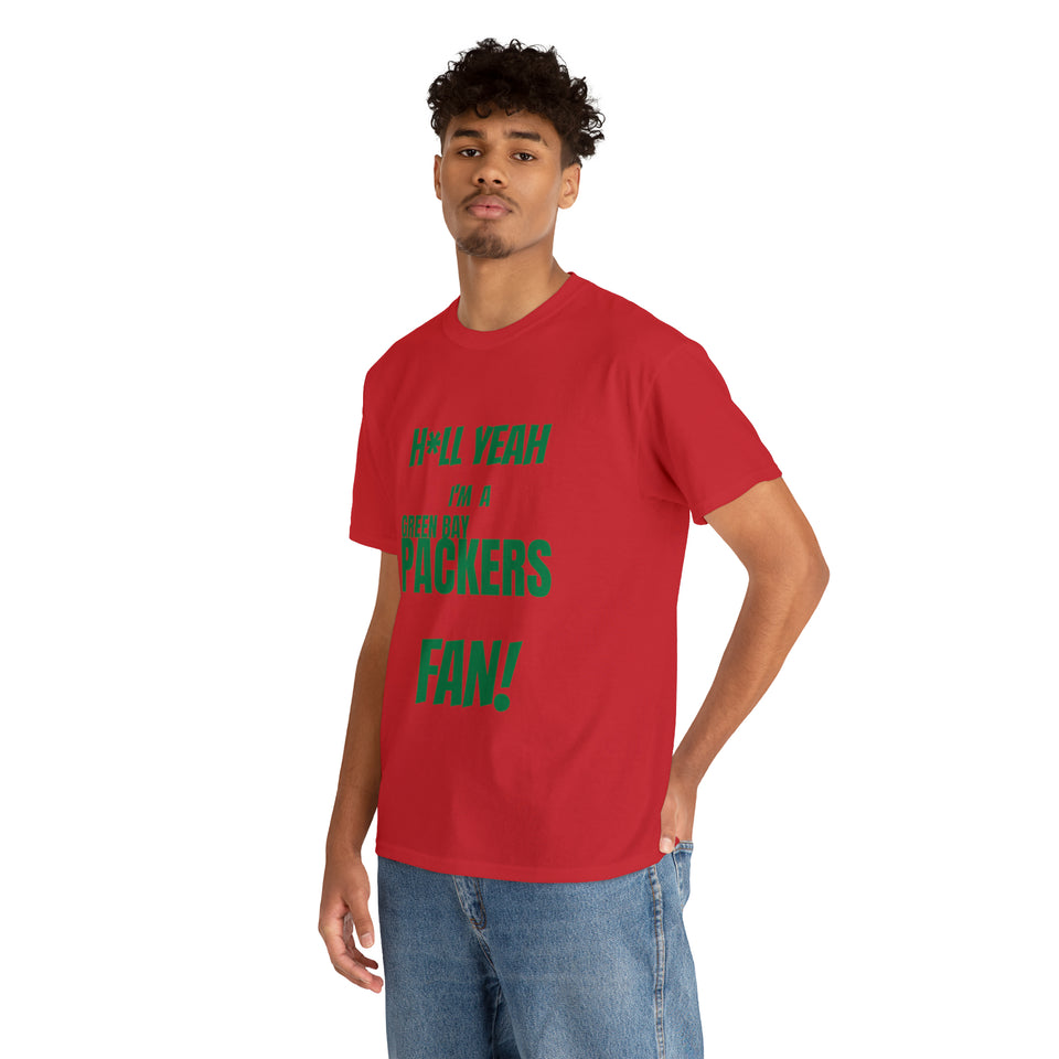 Green Bay Packers Football Unisex Heavy Cotton Tee